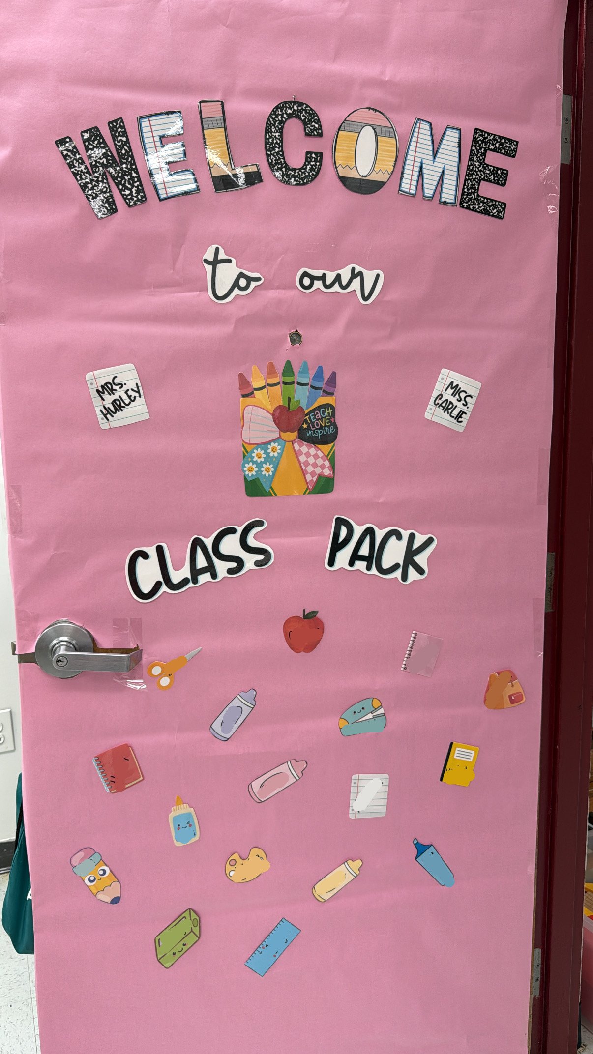 Welcome to Our Class Pack” Door Decor Kit – Printable Back-to-School ...