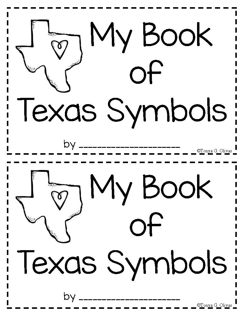 Texas Symbols-- Interactive Book