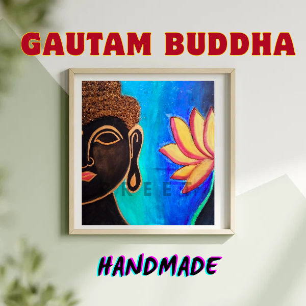 #BuddhaArt #PrintableWallArt #DigitalPainting #SpiritualDecor #MeditationArt #YogaRoomArt #LotusPainting #InstantDownload #BlackArt #ZenVibes