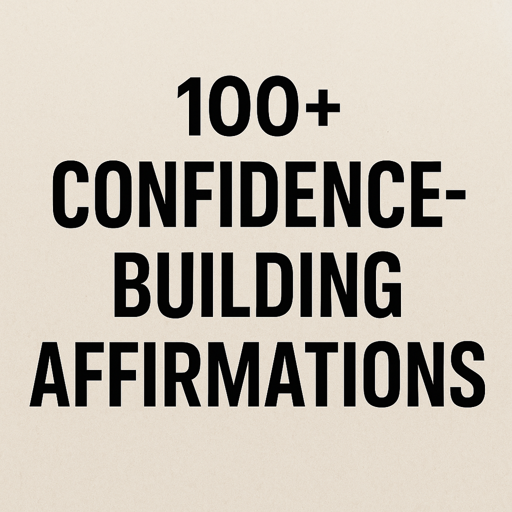 Confidence building affirmation