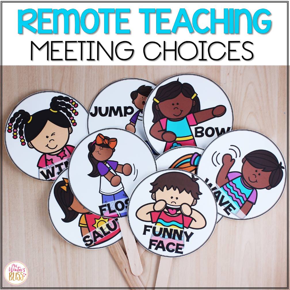 Morning Greeting Choices Posters or Signs + Slides