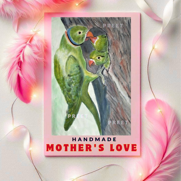 #ParrotPainting  #MotherLoveArt  #HandmadeWatercolor  #PrintableWallArt  #BirdLoversGift  #ParrotFamily  #IndianArtDigitalDownload  #WildlifeWatercolor  #AnimalLovePainting  #MotherBirdFeedingBaby  #EmotionalBirdArt  #NatureInspiredArt  #TropicalBirdArt  #NestLoveArt  #WatercolorBirdArt  #DigitalBirdDownload  #InstantDownloadArt  #GreenParrotPainting  #BirdNestPainting  #ParentingInNature  #IndianHandmadePainting  #SupportIndianArtists  #CustomBirdPortrait  #ParrotWallArt  #PrintableParrotPainting