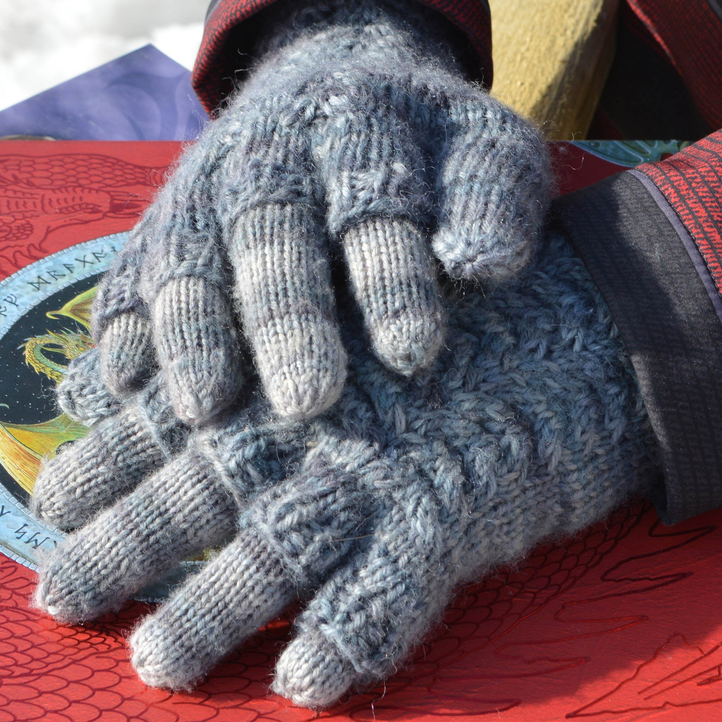 Mermaids & Dragons Gloves, Mittens, and Glittens Set (Multi-Pattern Bundle)