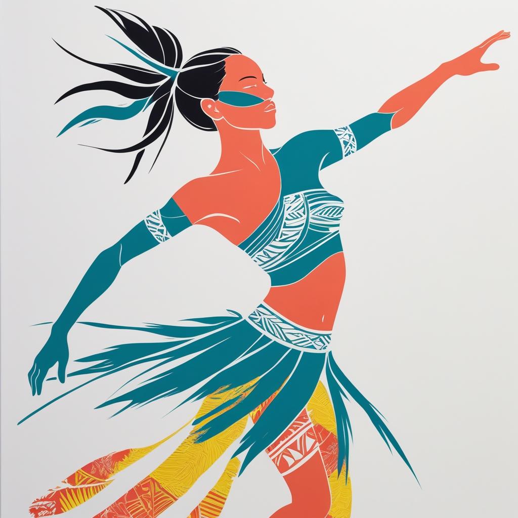 Polynesian female dancer - Payhip