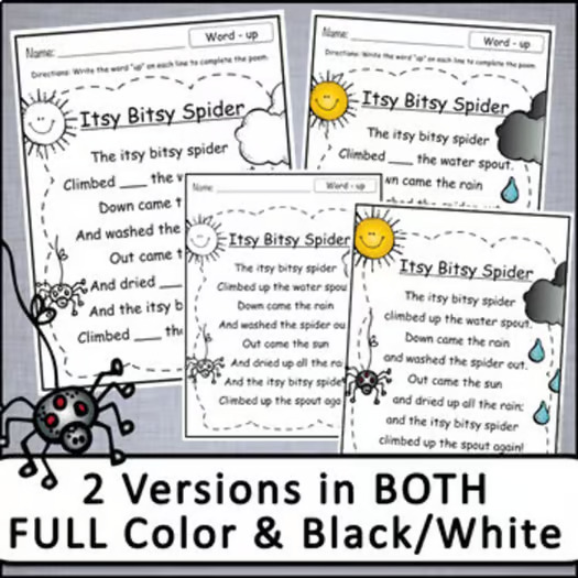 Nursery Rhymes Poetry Book – Sight Word Practice Through Classic Rhymes