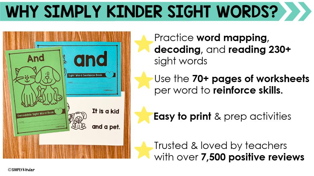 Sight Words, Sight Word Practice, Kindergarten Worksheets, Activities, Books SoR