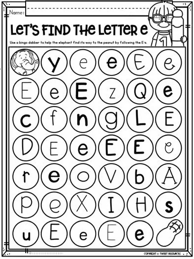 The Letter E! Alphabet Letter of the Week Package now with Google ™ & Seesaw ™