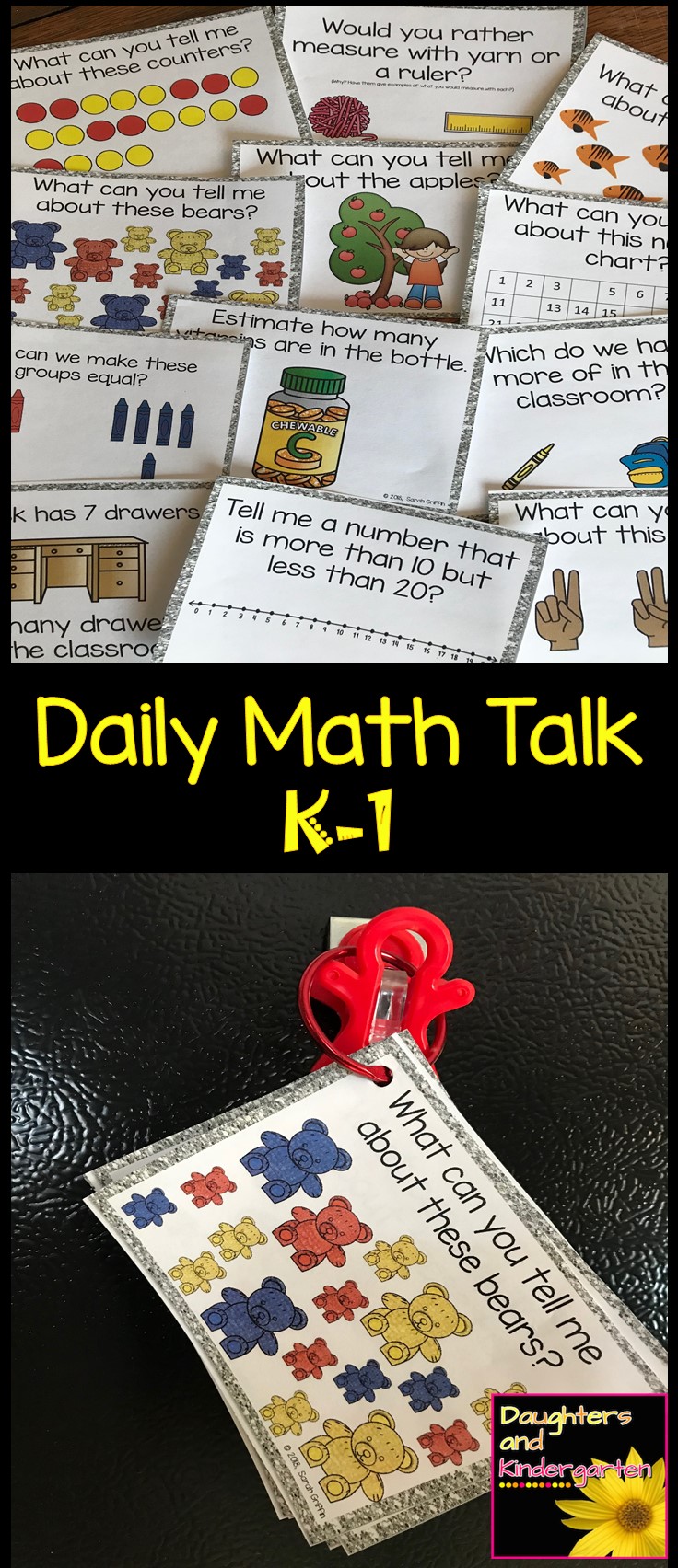 Kindergarten Math Talks - Set 1 & 2