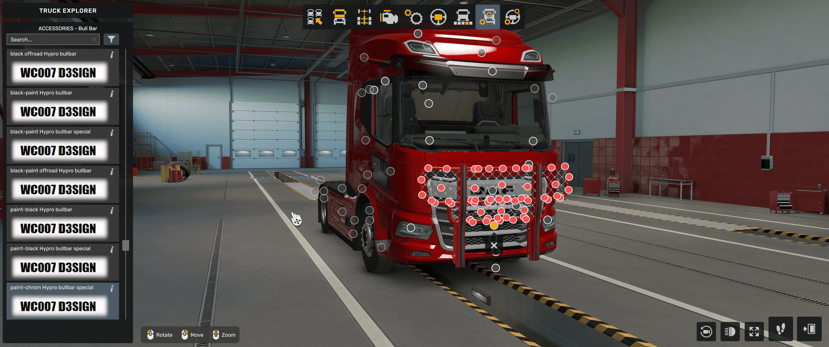 [front grill tuning part] DAF XD Hypro V4 - Payhip