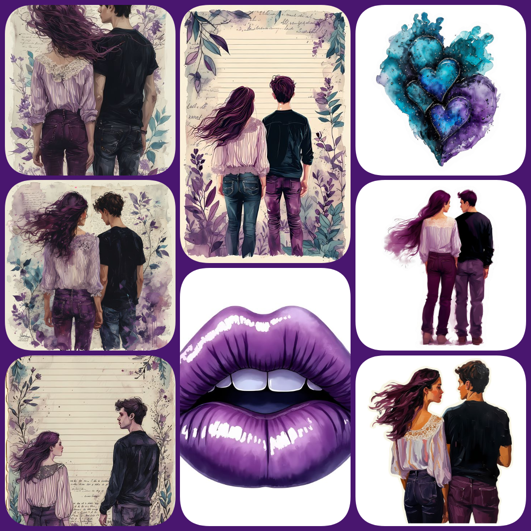 purple clipart, vintage purple, purple stickers, purple fussy cuts, floral clipart, junk journal, scrapbooking paper, vintage stationery, decoupage paper, sublimation PNG, transparent clipart, antique flowers, purple ephemera, high resolution PNG, purple