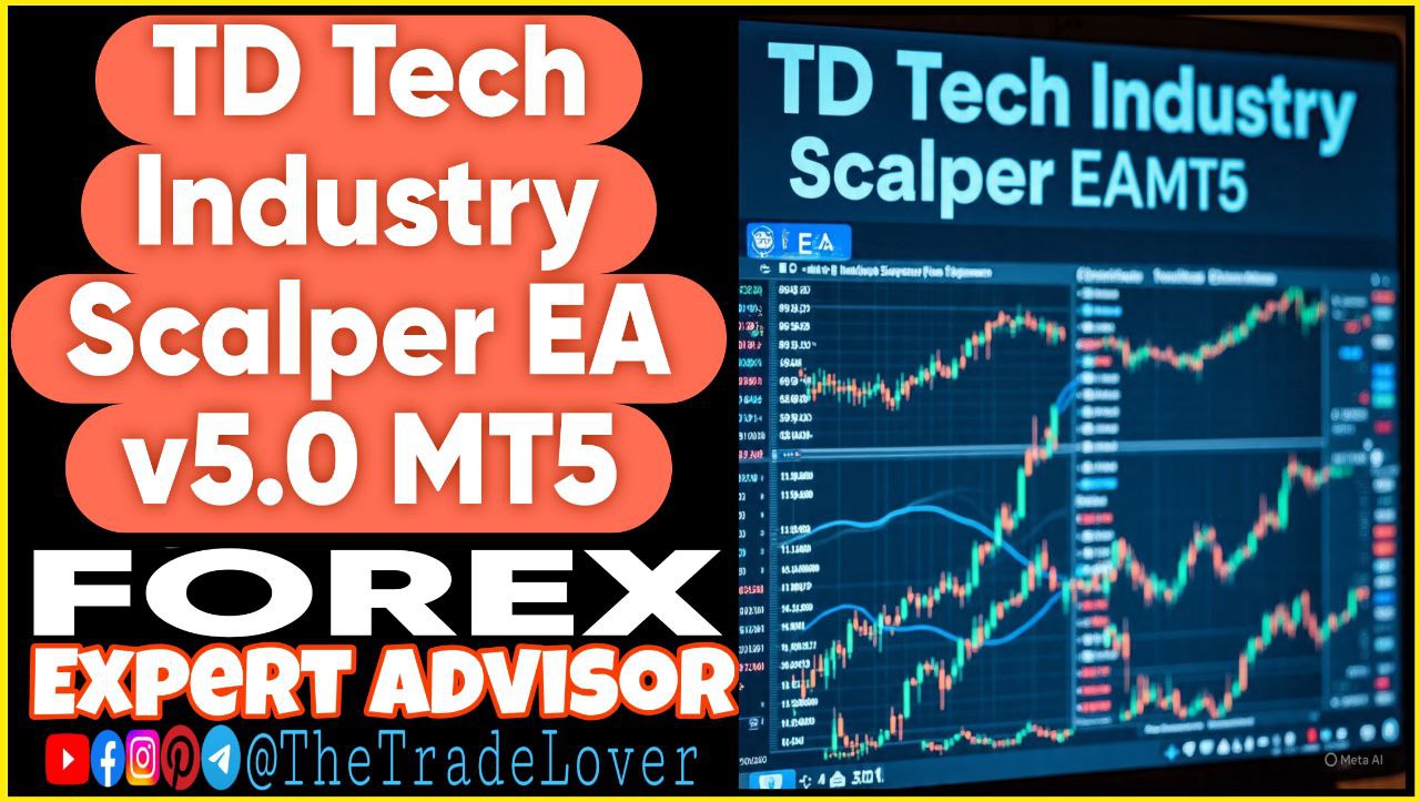 TD Tech Industry Scalper EA v5.0 MT5 (Works on Build 5120 ) | Forex Robot | MT5 Expert Advisor