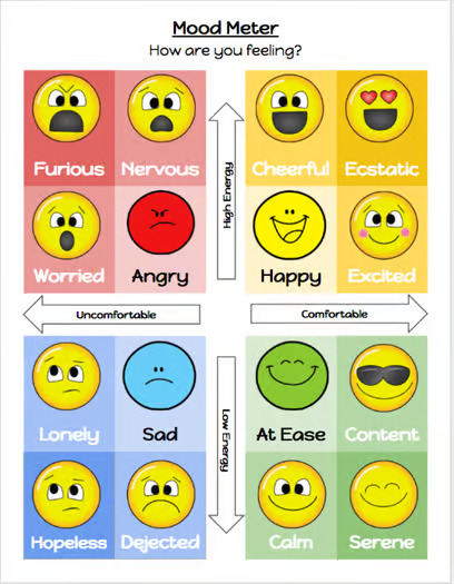 Emoji Mood Meter - Social-Emotional Learning & Classroom Management