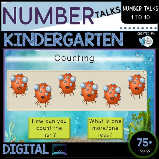 Number Talks 1 to 10 Kindergarten
