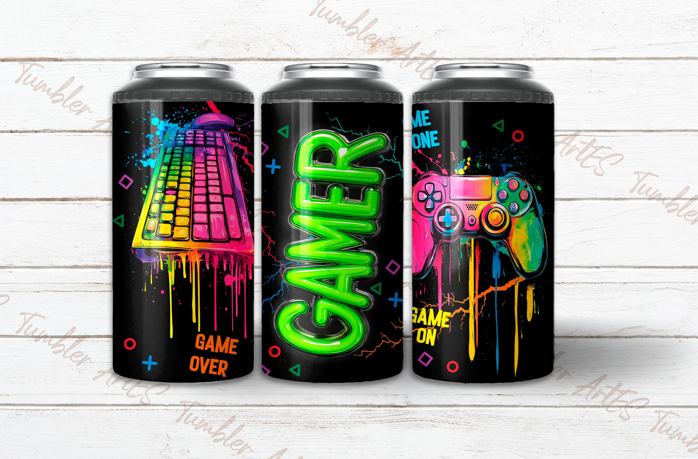 Video game controller - 4 in 1 Can Cooler Sublimation Design - Payhip