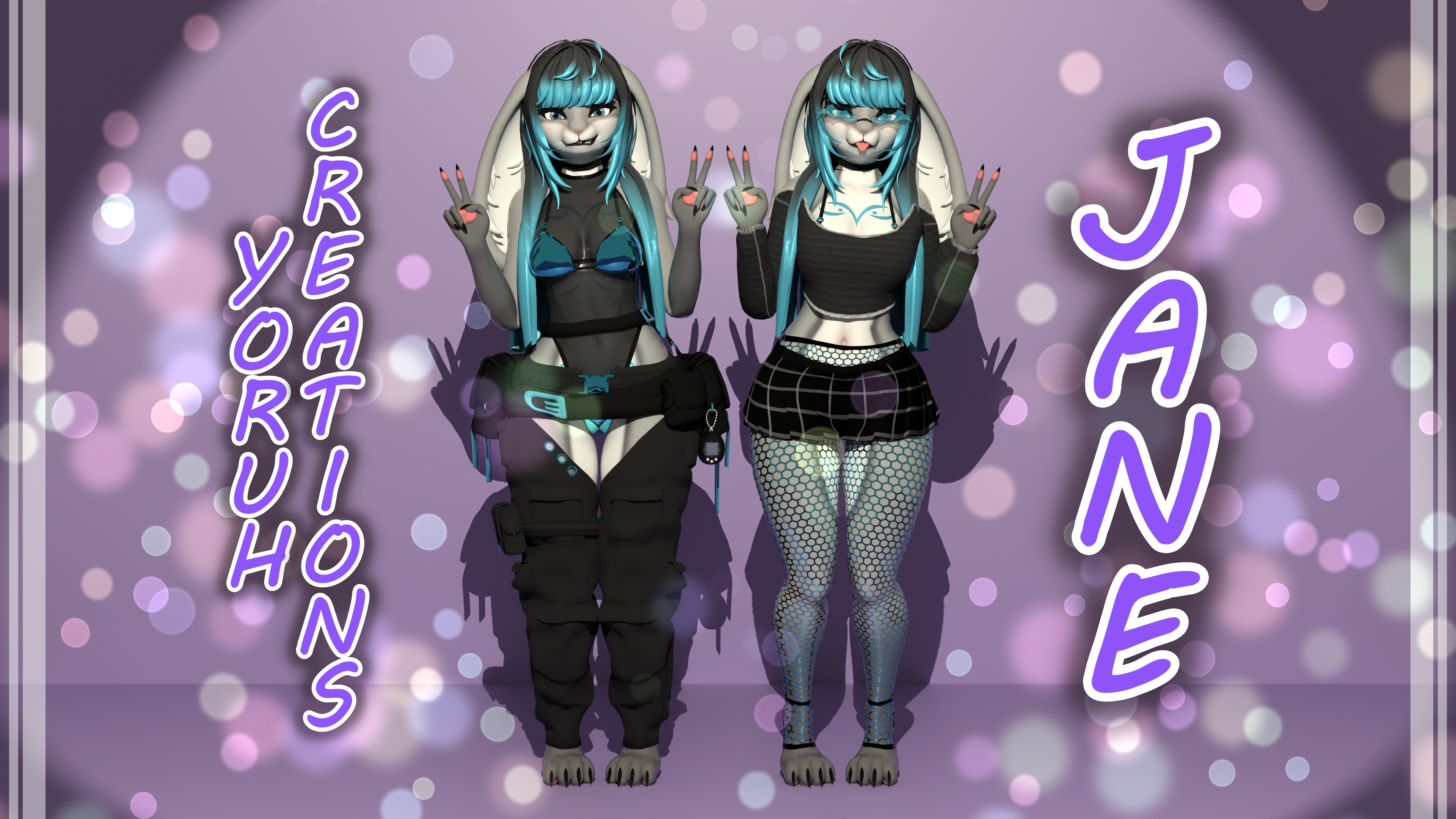 Jane Bunny (3.0 avatar PC ONLY with FT) - Payhip