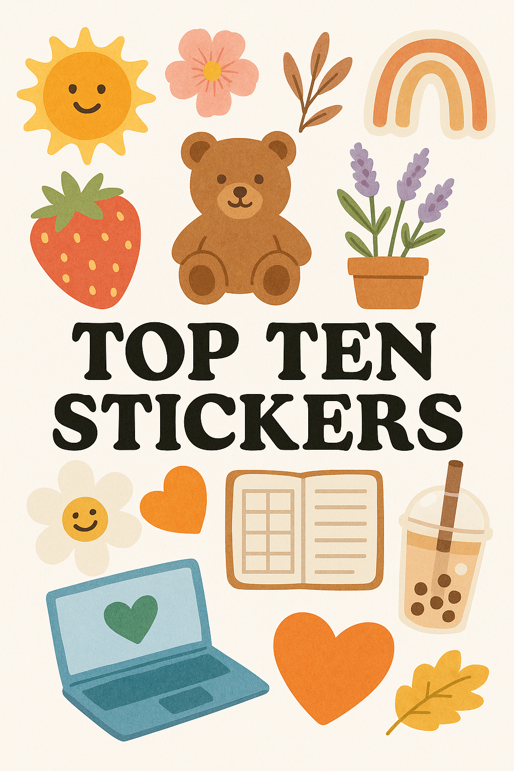 aesthetic stickers, cute sticker pack, laptop stickers, printable stickers, digital sticker set, kawaii stickers, motivational stickers, journaling stickers, DIY planner stickers, fun sticker designs, high res stickers, sticker download, cute icon pack, p
