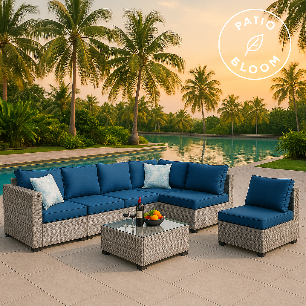 Set de Comedor “ Wicker Rattan” – Patio Bloom - Payhip