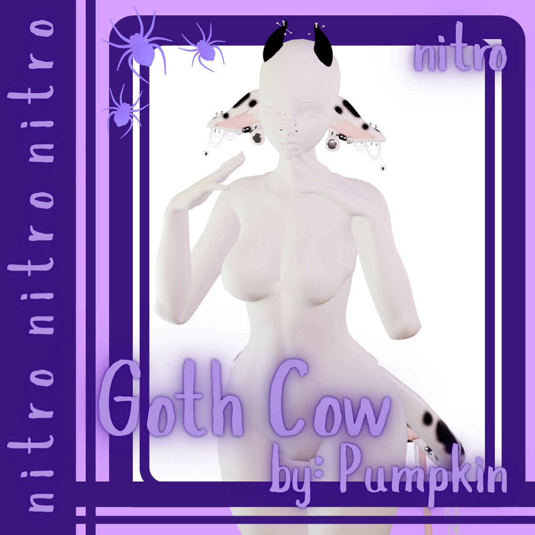 ⺌₊˚.⋆Goth Cow⋆.˚₊⺌