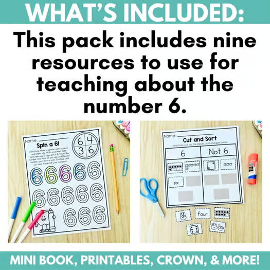 Number Six Activities