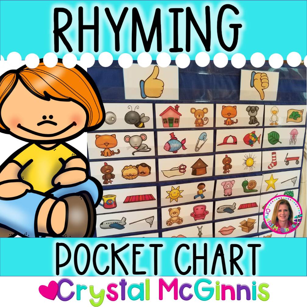 DOLLAR DEAL Rhyming Words Pocket Chart Activity Rhyming Worksheets Kindergarten