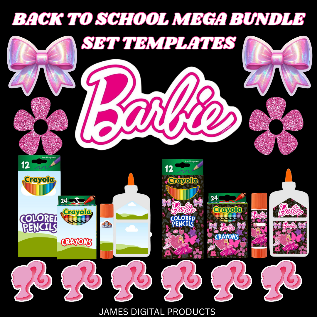Back to school mega bundle Barbie - Payhip