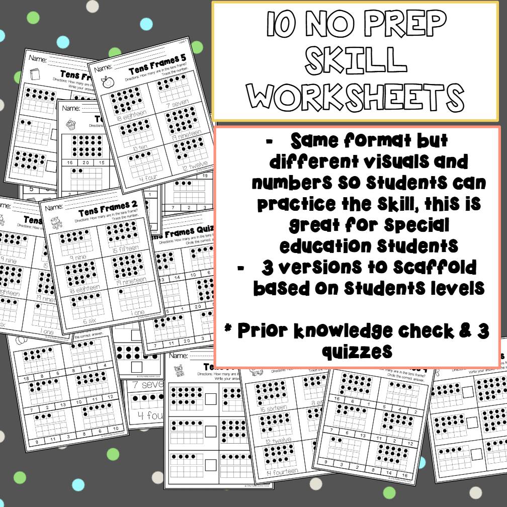 Counting to 20 worksheets