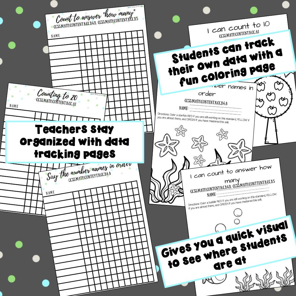 Counting to 20 worksheets