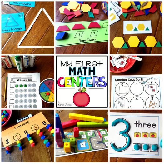 My First MATH Centers {Kindergarten}