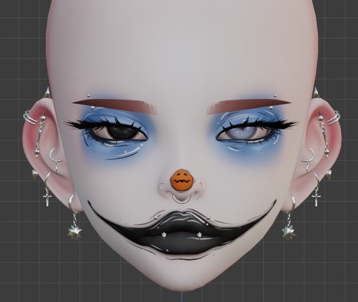 Umeko's "pumpkin nose" tead texture