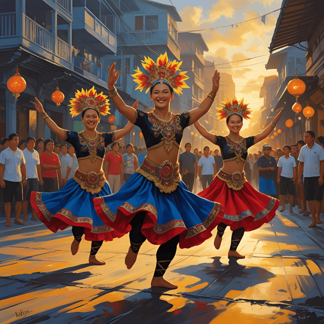 Filipino Sinulog Dance