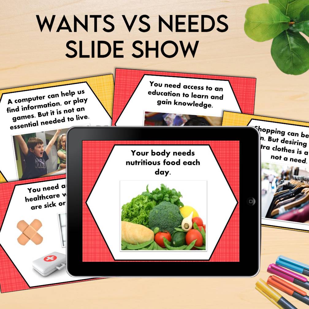 Primary Economics for Kids: Wants, Needs, Goods, Services, Consumers, Producers