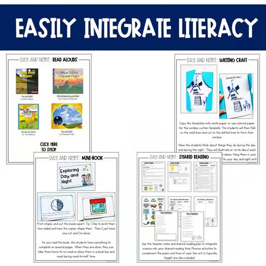 Sun, Moon, and Stars & Day and Night BUNDLE