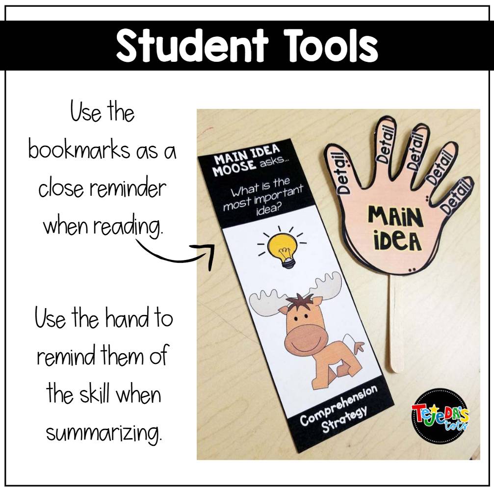Main Idea and Supporting Details PowerPoint Reading Comprehension Activities