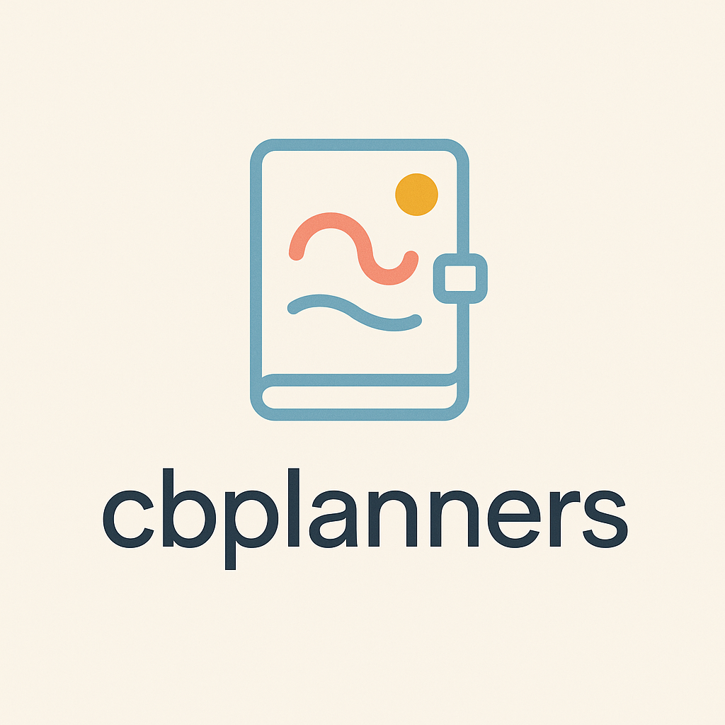 cbplanners logo - digital planners for neurodivergent people, creatives, and students