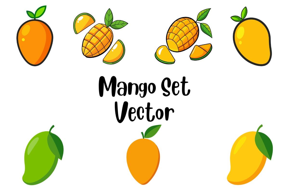 Mango Set Vector #2 - Payhip