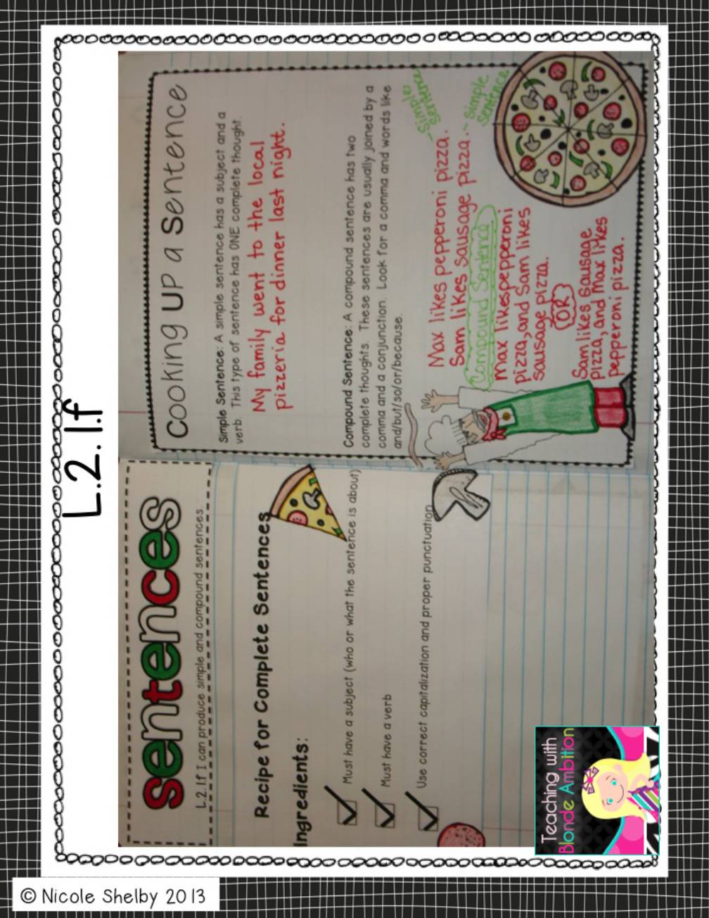 2nd Grade Language Interactive Notebook (Common Core aligned)