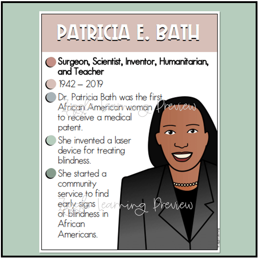 Black History Month Posters STEM Careers African Americans Scientists ...