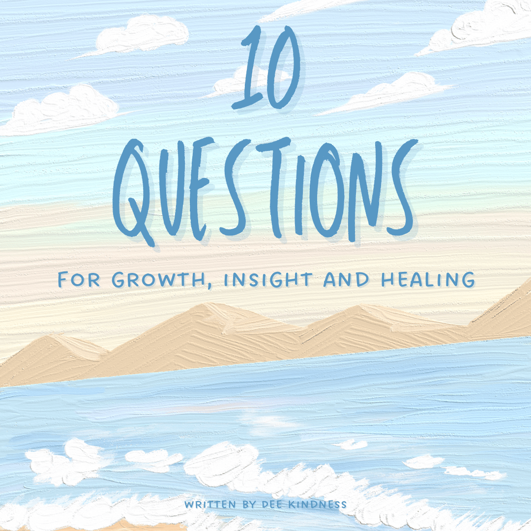 10 questions for growth, insight and healing journal. Digital download