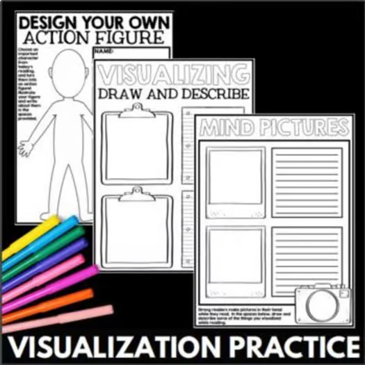 Reading Comprehension Strategies Practice - Visualizing Graphic Organizers