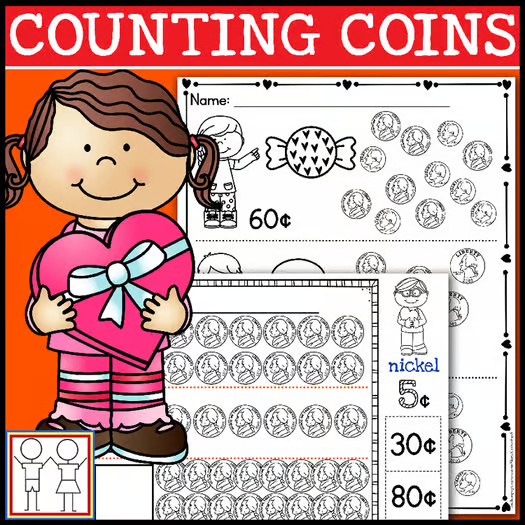 Counting Coins Worksheets