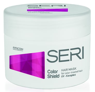 Uwa Afroshop Parrucchiera | Short SERI Radiant Color+ Shampoo | Sulfate-Free Color Protection for Vibrant Hair