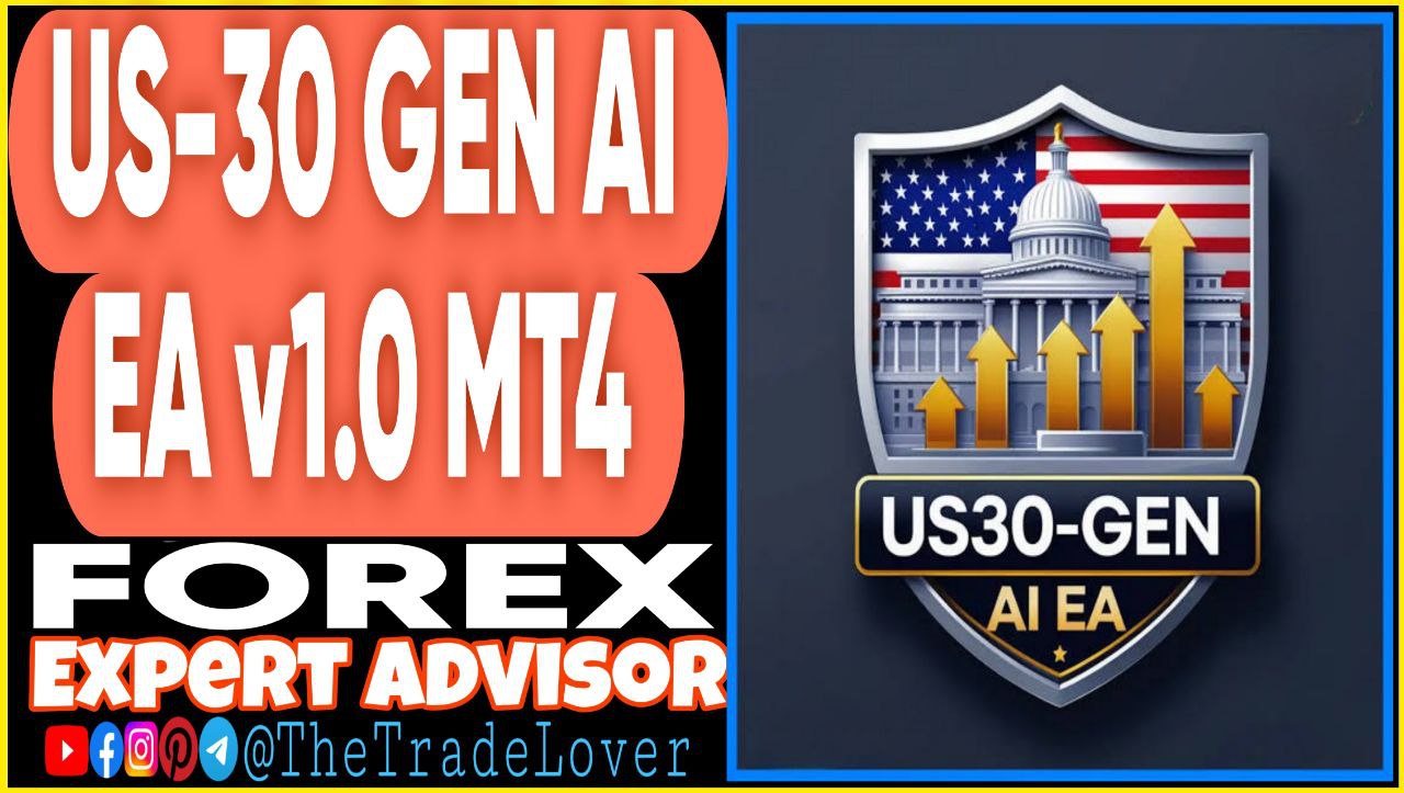 US30 GEN AI EA v1.0 MT4 (Works on Build 1441 ) | Forex Robot | MT4 Expert Advisor