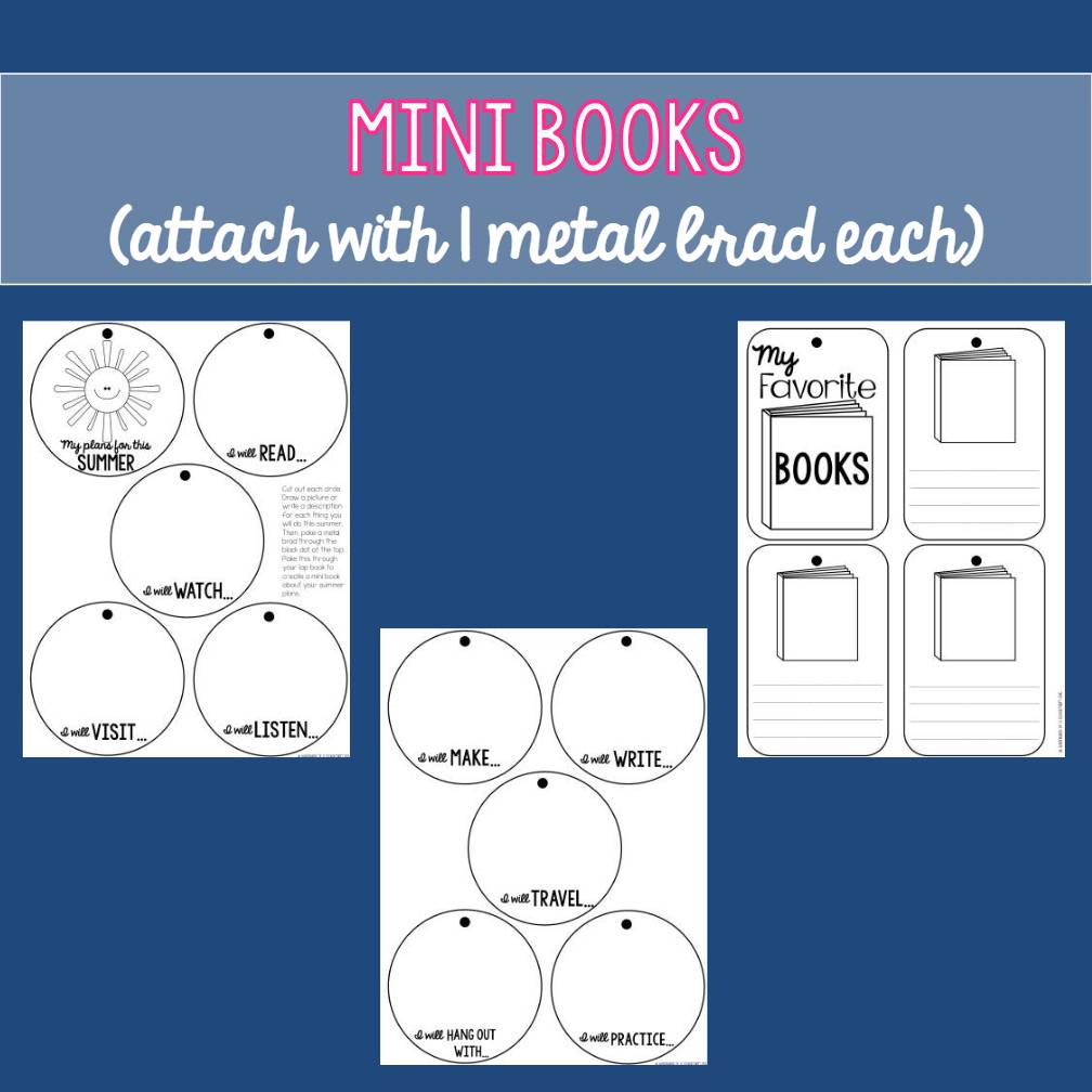 End of the Year Memory Book Lapbook