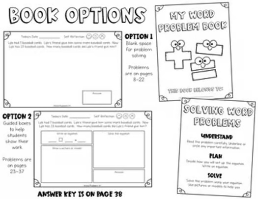 2nd Grade Word Problems for Distance Learning