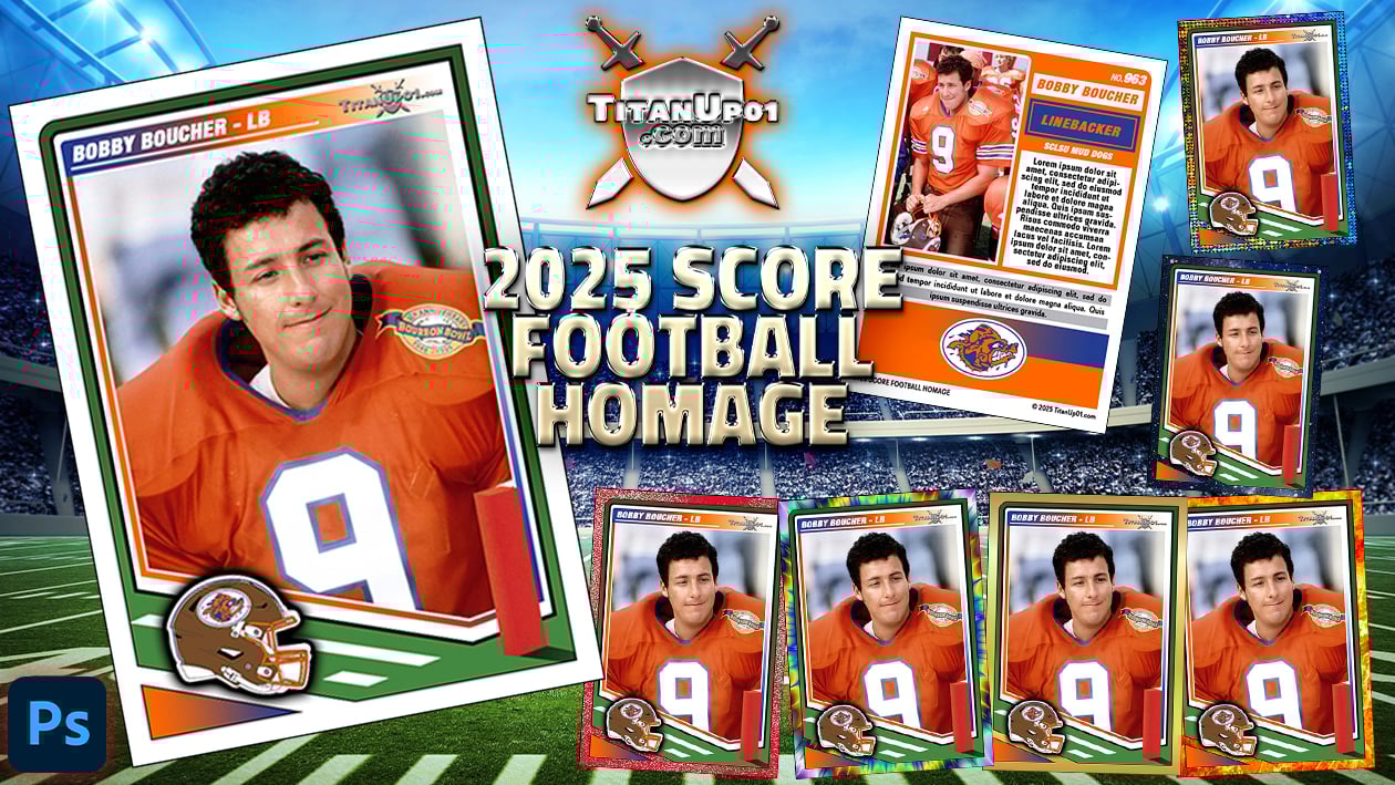 2025 Score Football Photoshop PSD Templates