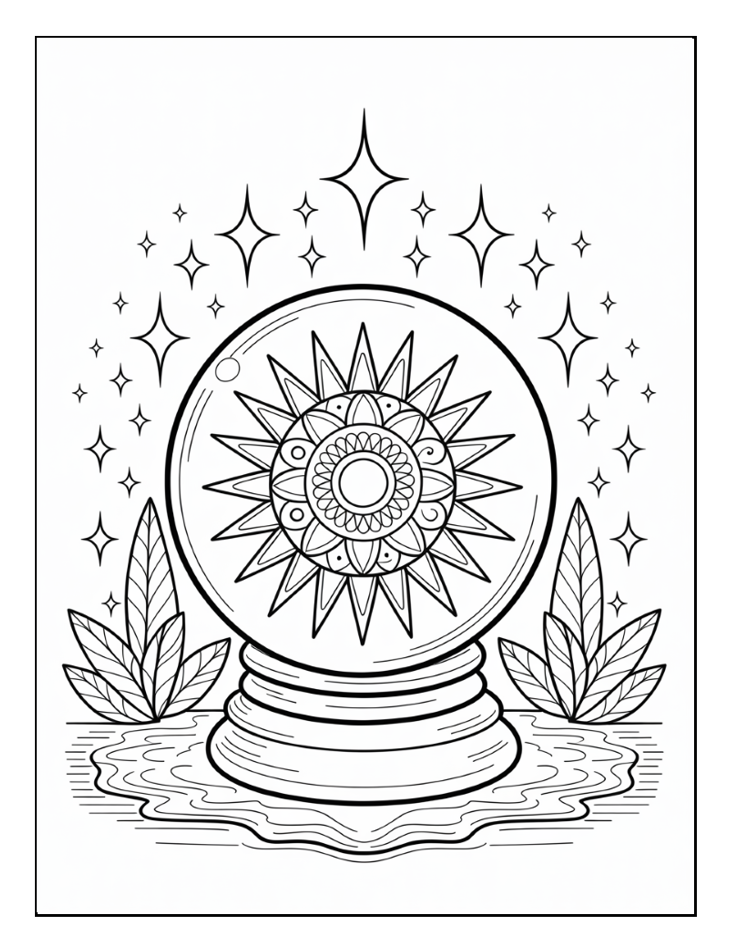 Magic Mandala Coloring Book