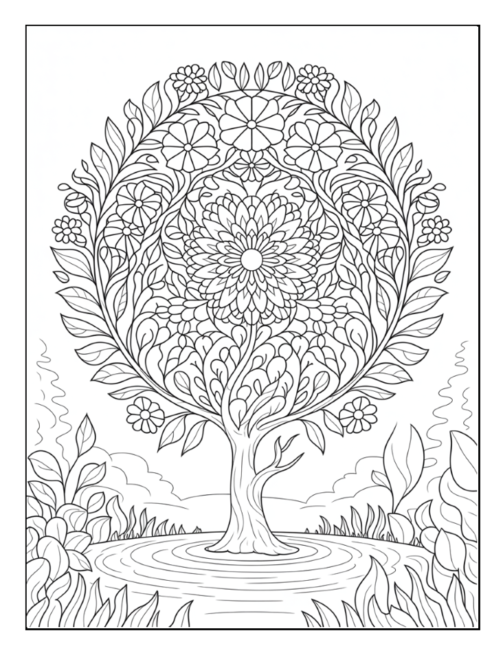 Magic Mandala Coloring Book