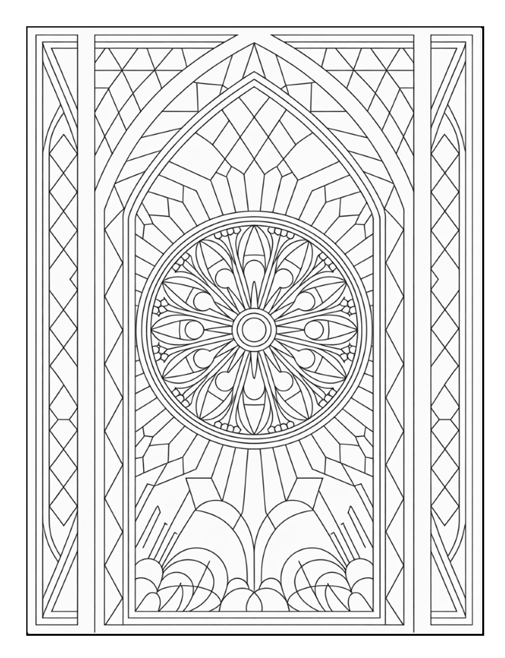 Magic Mandala Coloring Book