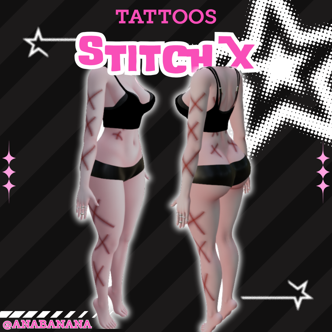 🧵 Stitch X Tatts | Vrbase Egirl