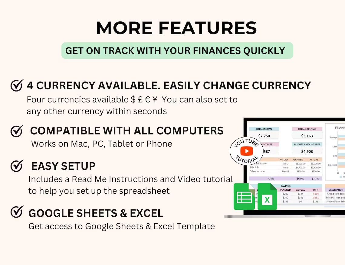 monthly budget template